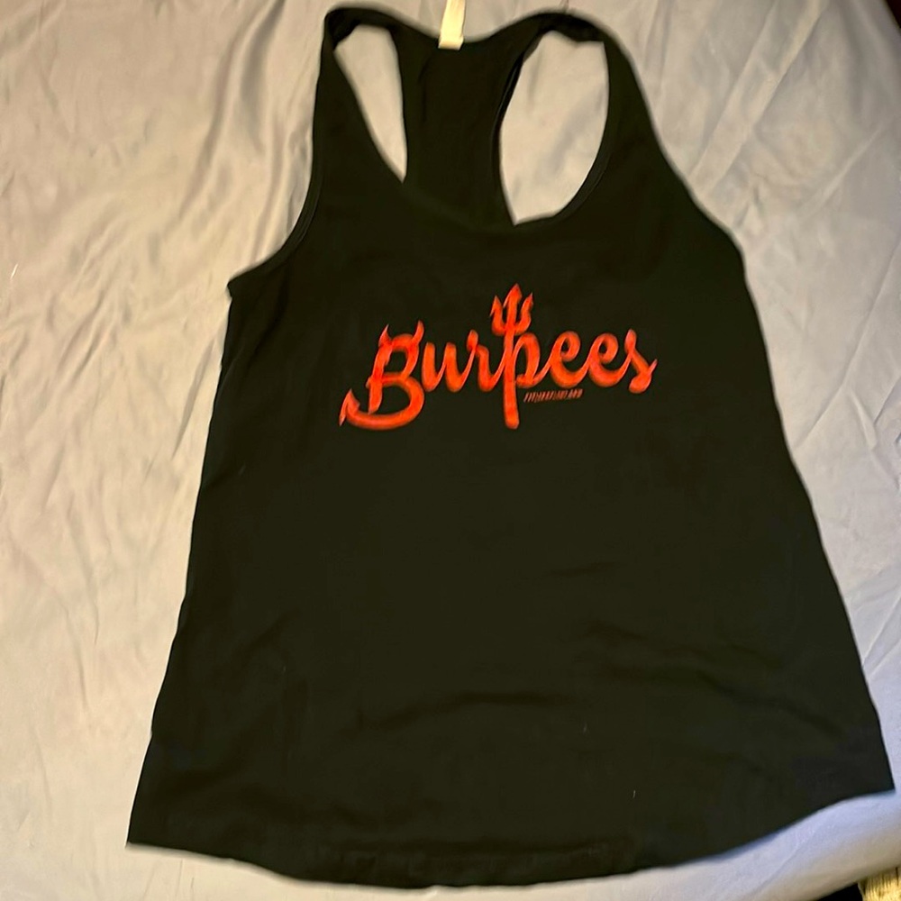 Burpees workout tank